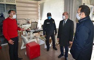 Selçuklu’da korona virüs denetimi