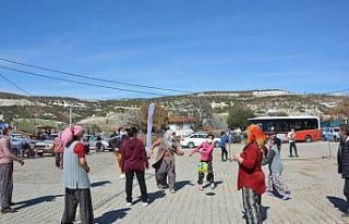 Selendi’deki spor panayırında renkli görüntüler