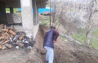 Şenoba’da altyapı çalışmaları sürüyor