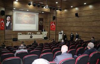 Siirt Pandemi Kurulu toplantısı Vali Hacıbektaşoğlu...