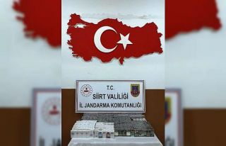 Siirt’te 580 paket kaçak sigara ele geçirildi