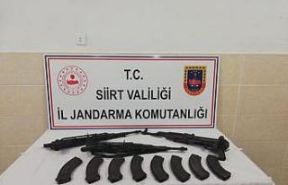 Siirt’te PKK’lı teröristlere ait mühimmat ele...