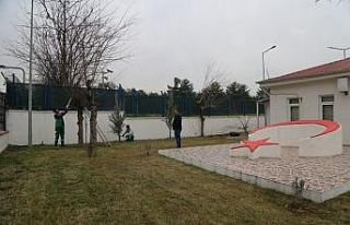 Siirt’te Şehitlik Anıtında çevre düzenlemesi...