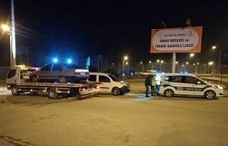 Simav’da 63 araç trafikten men edildi
