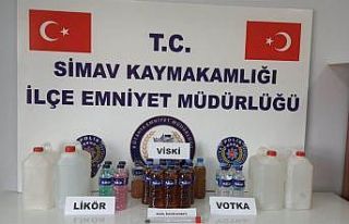 Simav’da sahte içki operasyonu