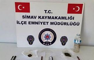 Simav’da uyuşturucu operasyonu