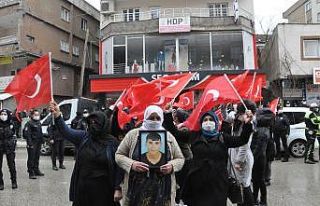 Şırnak’ta acılı anneler ’Kahrolsun PKK’...