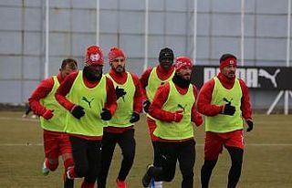 Sivasspor, zorlu Trabzonspor maçı hazırlıklarını...