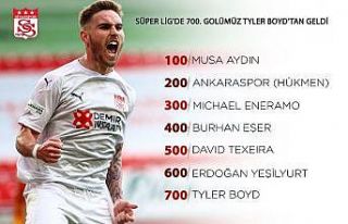 Sivasspor’un 700. golü Tyler Boyd’dan geldi!