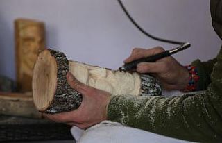 Sobada yakacağı odunla sanat öğrendi, çeşit...