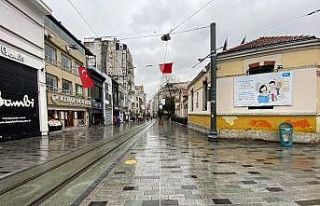 Sokağa çıkma kısıtlamasında yollar ve meydanlar...