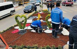 Soma’da yeşil alanlar ve caddeler peyzaj çalışmalarıyla...