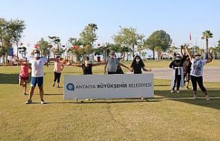 Sosyal mesafeli sabah sporu başlıyor