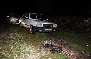 Suçüstü yakalanan kablo hırsızı serbest bırakıldı