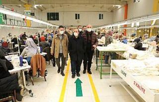 Suluova OSB’de korona denetimi