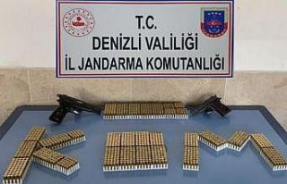 Şüphelenilen şahsın üzerinde mini cephane çıktı