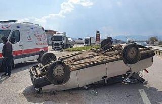 Susurluk’ta trafik kazası: 1 yaralı
