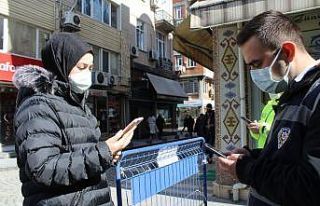 Tarihi çarşıda "HES" kodu uygulaması