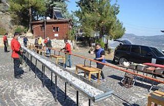 Tarihi kente 20 metrelik boru kebabıyla tanıtım