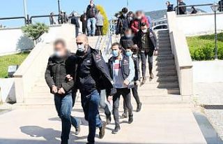Tefecilik operasyonunda gözaltına alınan 6 şüpheli...