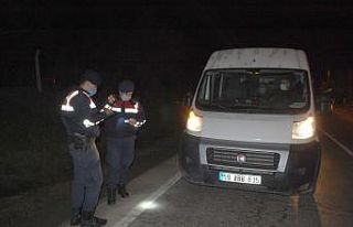 Tekirdağ’da jandarmadan gece yarısı huzur uygulaması