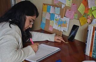 Telefonda ders çalışıp Erasmusu kazandı