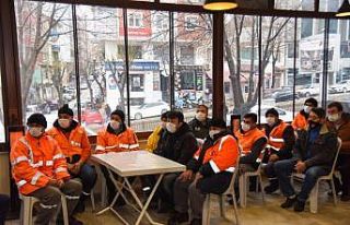 Temizlik İşleri Müdürlüğü çalışanlarına...