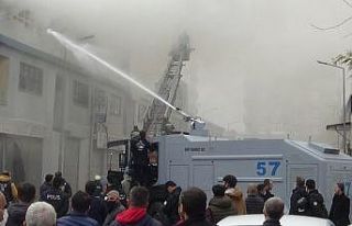 Terörün kökü kazındı, TOMA’lar yangına müdahale...