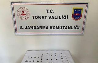 Tokat’ta 56 parça tarihi eser ele geçirildi