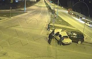 Tokat’taki kazalar, MOBESE kameralarına yansıdı