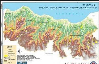 Trabzon’da hafriyat depolama alanları belirlendi