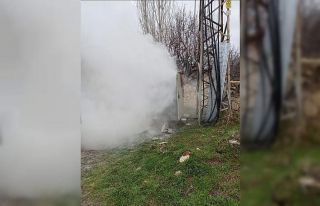 Trafo kısa devre sonucu alev topuna döndü