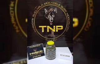Tunceli’de 1 şüpheli, bidonla esrar taşırken...