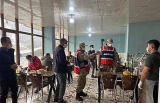 Uludere’de korona virüs denetimi