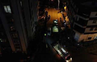 Ümraniye’de çöken istinat duvarı havadan görüntülendi