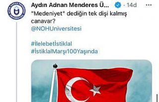 Üniversiteler, ‘İstiklal Marşı Zinciri’ etkinliğinde...