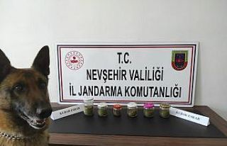 Ürgüp’te 287 gram esrar ele geçirildi