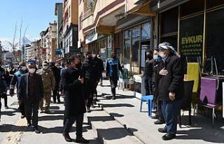 Vali Akbıyık’tan korona virüs tedbirleri denetimi