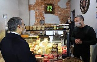 Vali Atay Akçakoca’da korona virüs denetimi yaptı