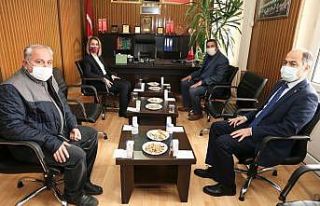 Vali Becel, Ziraat Odası Başkanı Kaya’yı ziyaret...