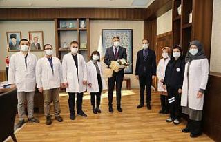Vali Çelik’ten sağlık çalışanlarına teşekkür