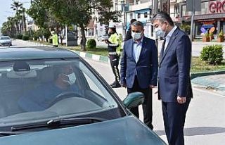 Vali Erdinç Yılmaz’ın korona virüsle mücadelesi...