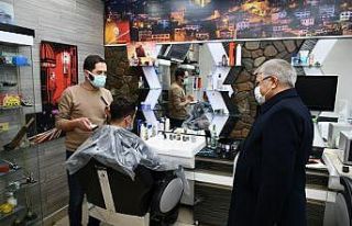 Vali Gürel esnafları esnafları denetledi