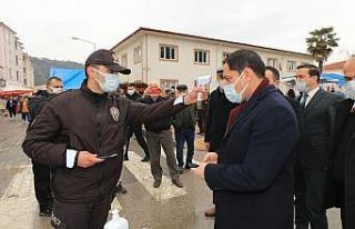 Vali Masatlı, pazar yeri denetimine katıldı