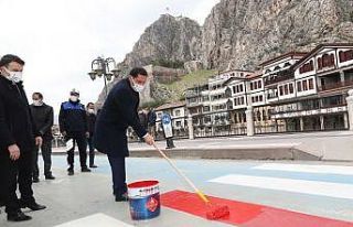 Vali Masatlı’dan yaya geçidine ‘kırmızı’...