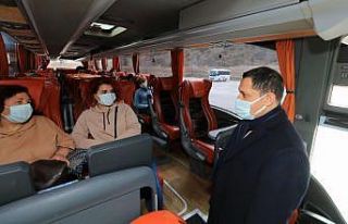 Vali Masatlı’dan yolcu otobüsü ve minibüslerde...