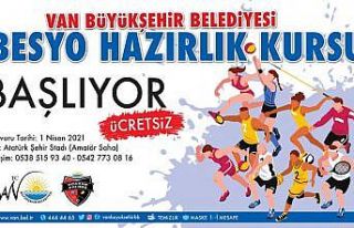Van Büyükşehir Belediyesinin BESYO kursları başlıyor