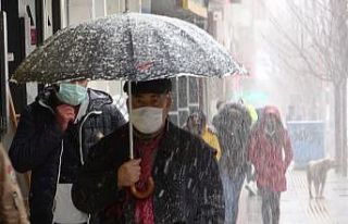 Van’da kar yağışı