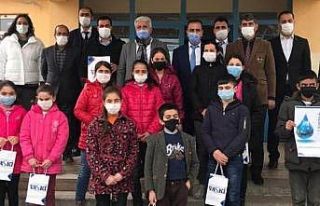 VASKİ, depremden etkilenen öğrencileri unutmadı