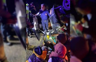 Yağmur nedeniyle kayganlaşan yolda kaza: 1 yaralı